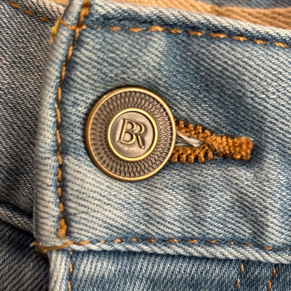 BANANA REPUBLIC Luxe Traveler Slim Fit Light Wash Blue Jeans - Picture 5 of 8